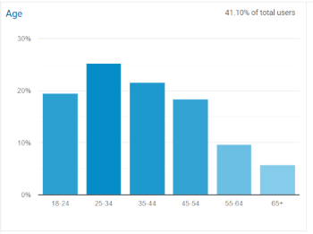 Δημογραφικά στοιχεία του Google Analytics