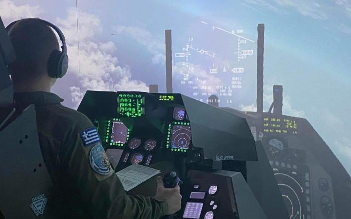 Εξομοιωτής F-16 στο Κέντρο Αεροπορικής Τακτικής στην Ανδραβίδα
