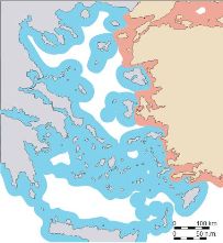 Χάρτης που απεικονίζει χωρικά ύδατα 12 ν.μ.