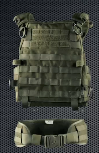 Εξαρτύσεις μάχης τύπου γιλέκο (Plate Carrier) της ελληνικής εταιρείας ELMON